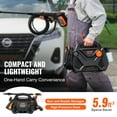 thumbnail image 5 of VEVOR Electric Pressure Washer, 2150-PSI 1.85-GPM,Foam Cannon High-Pressure with 5 Different Nozzle,20ft Hose/35ft Cord Lightweight Washer,Portable Cleans Cars/Fences/Patios/Furniture/Floor/Window, 5 of 9