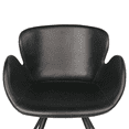 thumbnail image 5 of Furnish Theory Terra Serenity Dining Armchair Arm Chair w/ Vintage Black Artificial Leather (Polyurethane) Upholstery Cover (Designed in Denmark), 5 of 25