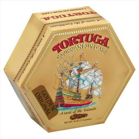 Tortuga Golden Original Caribbean Rum Cake, 4 oz