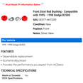 thumbnail image 2 of Front Strut Rod Bushing - Compatible with 1995 - 1998 Dodge B2500 - AC Delco, 2 of 2