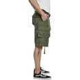 thumbnail image 4 of BRANDIT INDIVIDUAL WEAR Adult Male Relaxed Cargo Shorts, Color: Olive, Size: XXL (2001-15001-XXL), 4 of 6