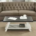 thumbnail image 4 of Home Square 3-Piece Set with Coffee Table & 2 End Tables in Charcoal and Beige, 4 of 9