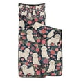 thumbnail image 2 of Shih Tzu Dog and Flower Floral Toddler Nap Mats for Kids Preschool,Sleeping Mat Bag or Kids,Toddler Sleeping Bag,Toddler Nap Mat or Daycare, 2 of 6
