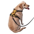 thumbnail image 2 of Fotbe Artistic Zebra Print Sunflower Arnés para Perro con Estampado –Chaleco Ajustable Acolchado con Asa de Control para Perros Grandes-X-Large, 2 of 6