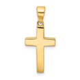 thumbnail image 6 of 14k Yellow Gold Solid Cross Charm Pendant, 6 of 7