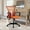 Orange, variant on Pink Office Chair Ergonomic Desk Chair w/Comfortable Seat Lumbar Support, Adjustable Mid Back Rolling Task Mesh Computer Chairs for Women