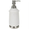 iDesign Canopy Ceramic & Stainless Steel Fresh White Soap Pump, 1 Each
