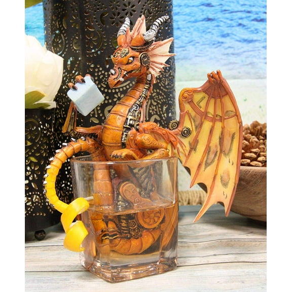 Steampunk Cointreau Cocktail Cyborg Dragon Statue Drinks And Dragons Collection