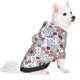 thumbnail image 2 of Fotbe Abstract Floral Sudadera con Estampado para Perros Pequeños – Suéter con Capucha para Mascotas, Tela Suave de Forro Polar con Bolsillo-Medium, 2 of 7