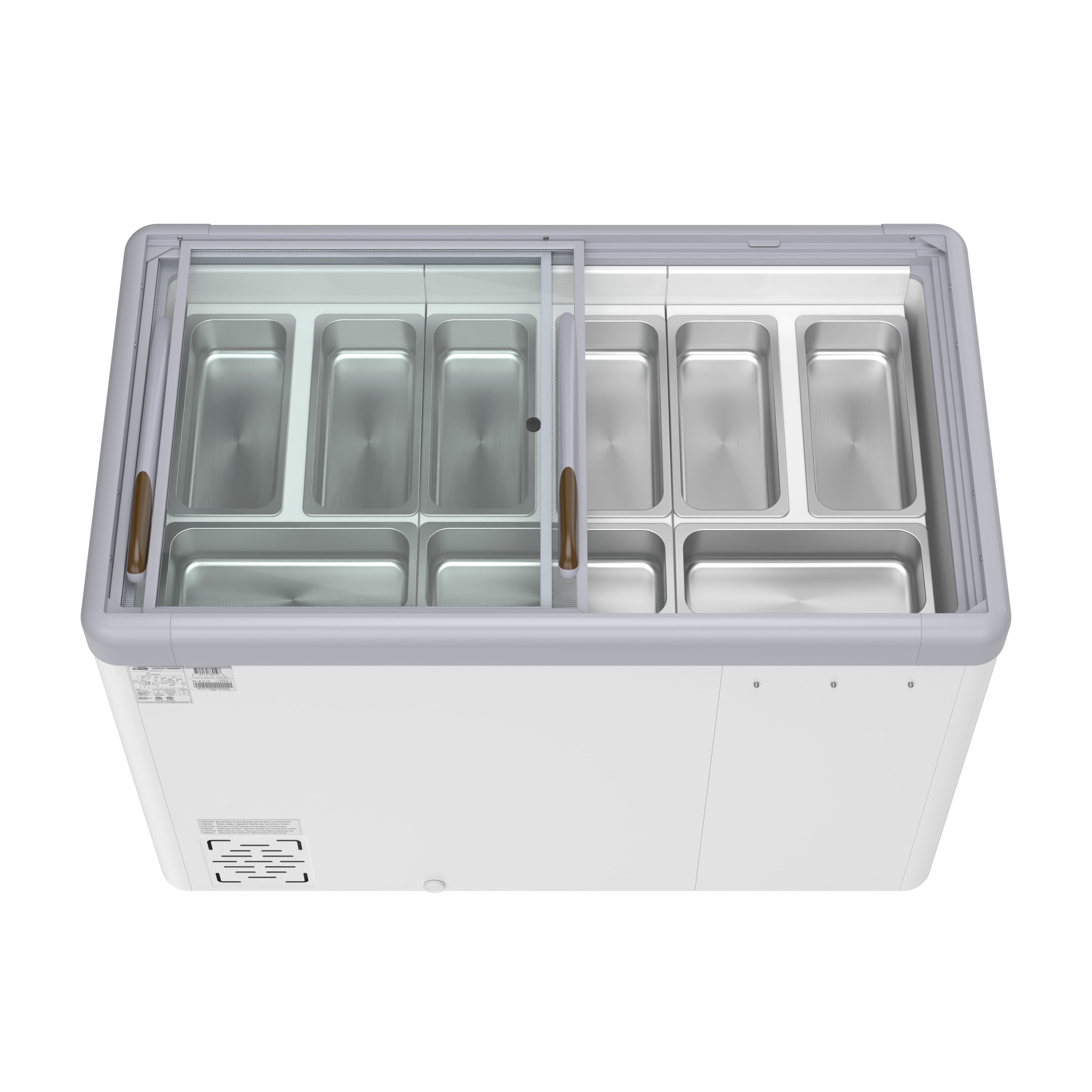 50 in. Gelato Dipping Cabinet Display Freezer with Sliding Glass Door, 13 cu. ft. KM-GDC-49SD