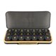 thumbnail image 1 of Weekly Medication Organizer 21 Compartments Plastic Sealed Multifunctional Semi Transparent 7 Day Medicine Box Case for Daily Use Travel Black, 1 of 5