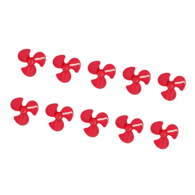 3 Blades Propeller, Impact Resistance Propellers Replacement Easy Replace With 2mm Hole For DIY Toys Model Red,Yellow,Green,Blue