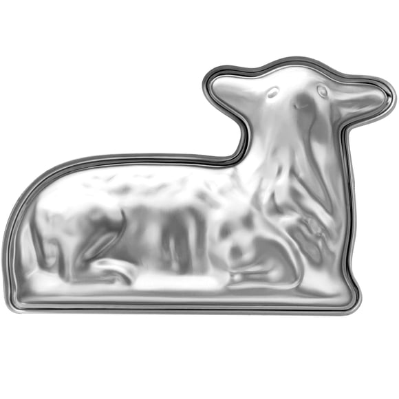 Molde para tartas KIBS group Easter Lamb 3D de aluminio, 25 x 17 x 7,5 cm