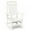 White, variant on FOOWIN Patio Slat Rocking Chair, HDPE Plastic Weather Resistant Porch Rocker,White