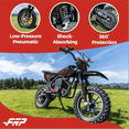 thumbnail image 4 of FRP FX40 Kids Dirt Bike, 40cc 4-Stroke Gas Powered Dirt Bike for Kids, Pull Start, Dual Disc Brakes, EPA Certified, 20MPH, Includes Goggles & Gloves - Green, 4 of 7