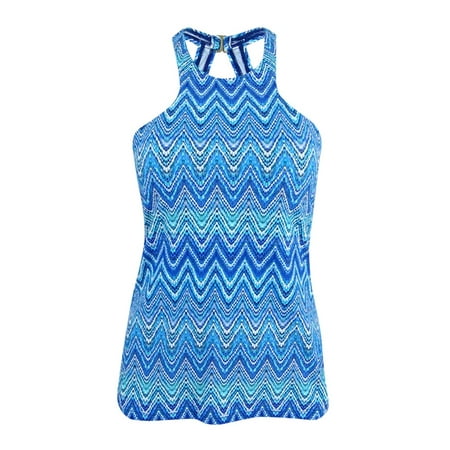 Island Escape Women's St. Martin High-Neck Tankini Top