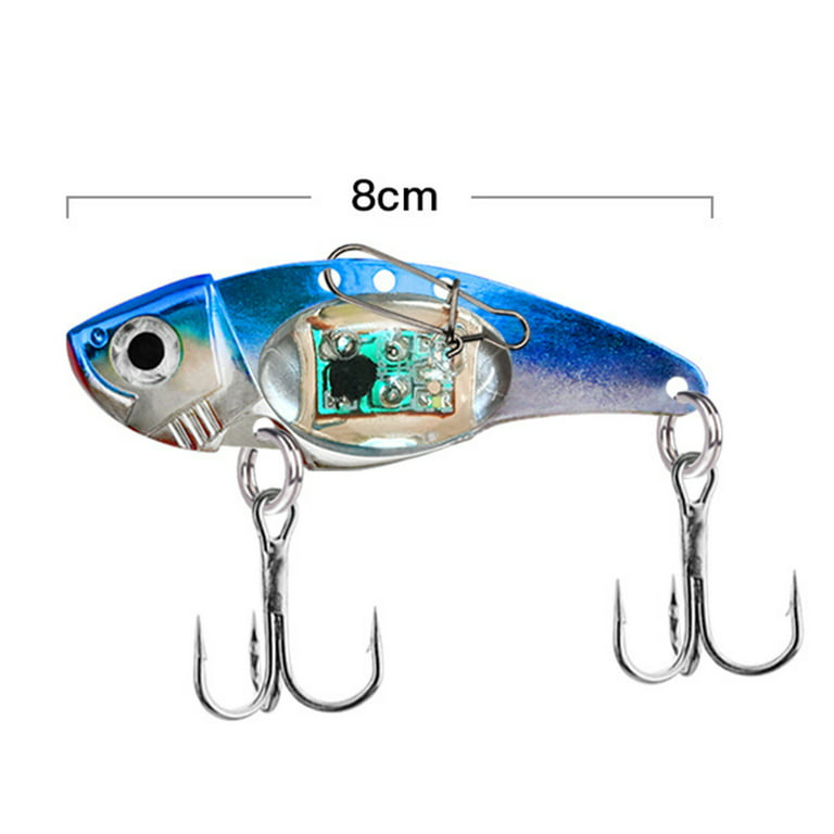 Led Fishing Lures Fishing Spoons Underwater Flasher Saltwater Trolling  Lights