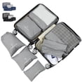 thumbnail image 5 of PartyKindom Navy Travel Storage Bags 7Pcs Compression Packing Cubes for Suitcases, 5 of 9