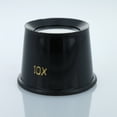 thumbnail image 2 of Universal Tool 10X Plastic Jewelers Loupe 25mm Diameter Glass Lens, 2 of 7