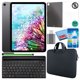 thumbnail image 1 of Apple iPad Air de 10,9" (2022, 256 GB, chip M1, Wi-Fi, gris espacial) (MM9L3LL/A) Paquete con funda negra con cremallera + protector de pantalla + funda de TPU + teclado + limpiador LCD Apple MM9L3LL/A, 1 of 8