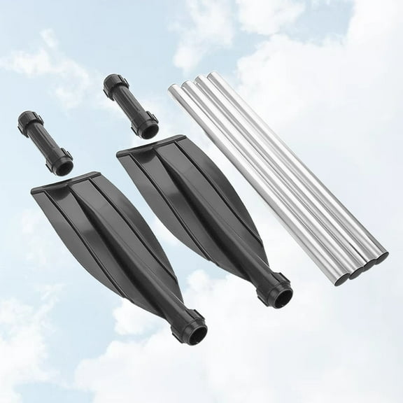 HEANUJJ Lightweight Aluminum Alloy Double End Kayak for Canoe and Kayaking Black