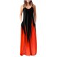 thumbnail image 1 of Mujer Casual Tallas grandes Tie-dy Gradient Cuello redondo Bolsillos Sin mangas Maxi Vestido largo Fridja  hj805, 1 of 5