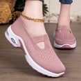 thumbnail image 6 of IEMIEMIEM Orthopedic Casual Shoes for Women Arch Support Slip on Non Slip Sneakers Wide Width Knitted Mesh Stretch House Shoes Comfortable 2026 Orthopedic Shoes Pink 9 Wide, 6 of 6