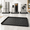 Black, variant on 29"x29" Black Silicone Drain Pan Mat for Under Washer Dryer, Non-Slip Waterproof Leak Protector