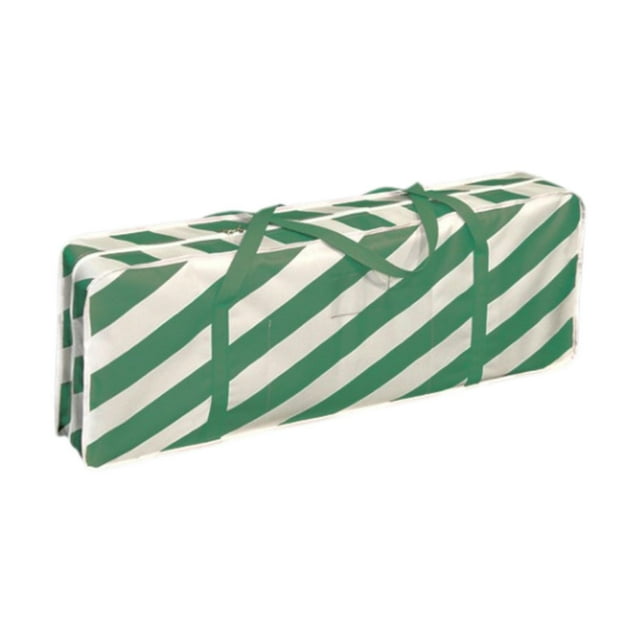 DOLITY Sac de Rangement pour Arbre de Noël Multifonction Fermeture Éclair Résistant à l'Eau Rayures Vertes
