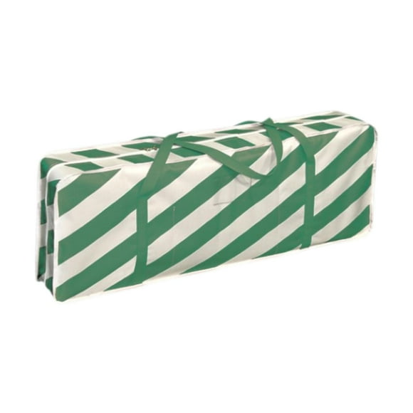 DOLITY Christmas Tree Storage Bag Multipurpose Zippered Top Opening Water Resistant Green Stripes