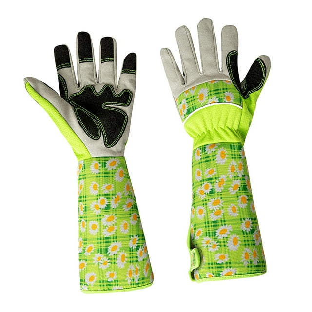 Guantes largos de jardinería shamjiam Guantes largos de jardinería Verde