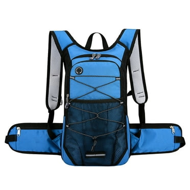 Back to School Clearance! Uhuya Hydration Pack Lightweight Insulation Water Rucksack Backpack Bladder Bag Cycling Bicycle Bike/Hiking Climbing Pouch Blue