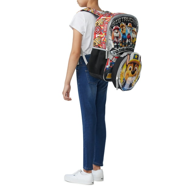 Paw Patrol Rugzak en lunchtas voor kinderen - bundel 16 inch Paw Patrol schoolrugzak, geïsoleerde lunchtas, stickers, meer | Paw Patrol Schoolbenodigdheden