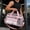Pink-Free Size/PK, variant on Clear PVC Travel Bag Large Capacity Transparent Duffel Front Pockets Adjustable Shoulder Strap for Stadiums Concerts Airports Gym Workouts Travel School Clear Bag Policy Clear Entry Security Ready