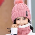 thumbnail image 2 of Minnieouse Gorro de lana de poliéster, gorros esenciales de invierno cálidos y elegantes, varios colores, sombrero hecho punto para mujer Sombreros color blanquecino, 2 of 6