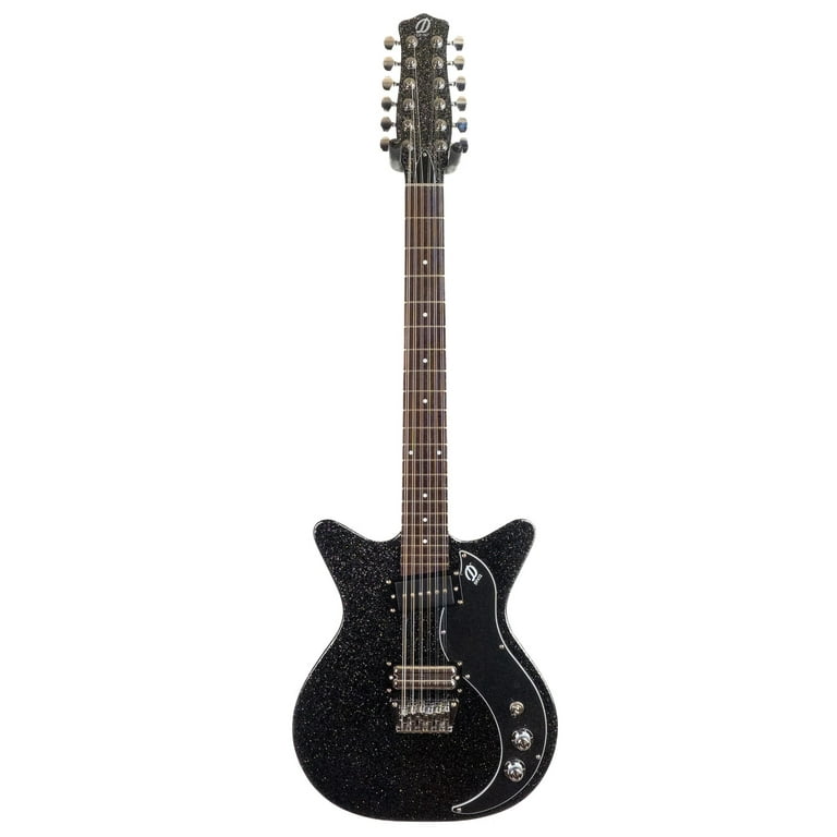 Danelectro 59X12 12-String Electric Guitar Black Metalflake