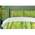thumbnail image 4 of Ambesonne Green Duvet Cover Sets, Nature Scenery Close up Scene, 2-King, Apple Green, 4 of 7