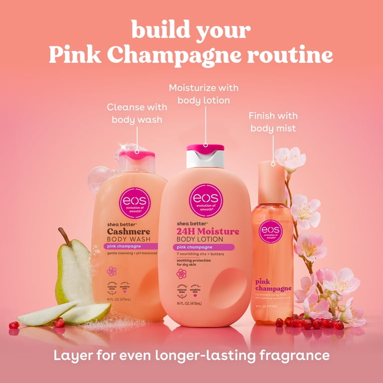 Eos Pink Champagne Body Wash, 16 fl oz photo 7