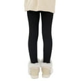 thumbnail image 4 of BULLPIANO Children Girls Leggings Kids Warm Thick Fleece Lined Winter Skinny Pants Teenage Child 2-13 Years, 4 of 11