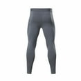 thumbnail image 4 of cfhntfmh Men's Pants Soft Stretch High Waisted Athletic Leggings Comfy Workout Yoga Base Layer Bottoms, 4 of 7