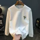 thumbnail image 2 of Sudadera de cuello redondo de invierno para hombre, novedad, jersey para hombre, sin marca, novedad y oferta de otoño, camisetas cálidas de una pieza, 2 of 4