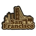thumbnail image 2 of San Francisco Wood Engraved Wooden Fridge Magnet Souvenir Gift, 2 of 4