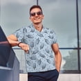thumbnail image 3 of Kdxio Cute Ice Cream Print Men's Short Sleeve Polo Shirt,Midweight Men's Shirt, 3 of 6