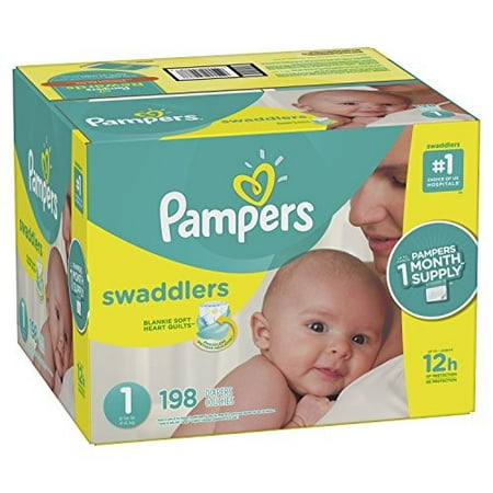 Pampers® Swaddlers Diapers Size 1 198 ct