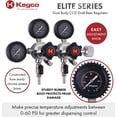 thumbnail image 3 of Kegco 3PLHU5DB Elite Series Dual Body CO2 Draft Beer Regulator, 3 of 5
