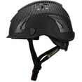 thumbnail image 5 of Land Helmets AeroPro Safety Helmet - ANSI/ISEA Z89.1 + EN 12492/EN 397 Type 1 Class C Vented - OSHA Approved - Helmets for Arborists, Contractors, and Rescue Teams - Carbon Fiber, 5 of 10