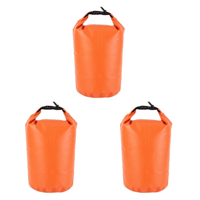 QualitChoice 8L 40L 70L 75L Waterproof Dry Bag Pack Sack Swimming Rafting Kayaking River Trekking Sailing Canoing Boating orange 8L 3Set