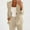 Beige, variant on Blazer Jacket Women Plus Size Suit Coat Business Casual Outfits 2025 Dressy Casual Suits Button Coat Top Green XXL