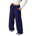 thumbnail image 4 of WOYY Girls Athletic Pants High Waisted Straight Sweatpants Casual Sports Trousers, 4 of 4
