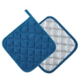thumbnail image 2 of Joyhalo Paquete de 6 agarraderas para cocina resistentes al calor, juegos de agarraderas para horno, almohadillas calientes, agarraderas de tela de rizo para cocinar y hornear, 2 of 5